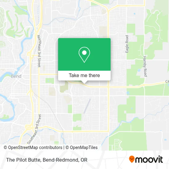 The Pilot Butte map