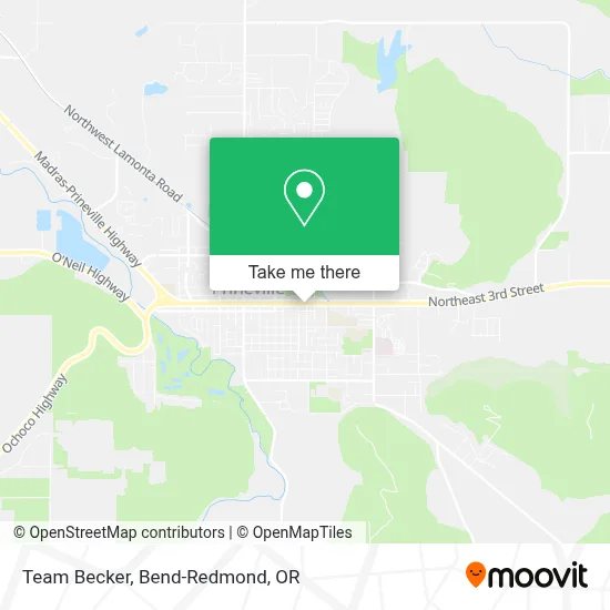 Team Becker map