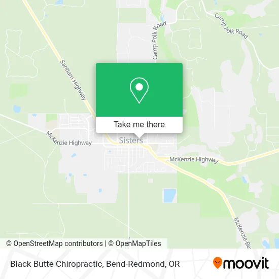 Black Butte Chiropractic map