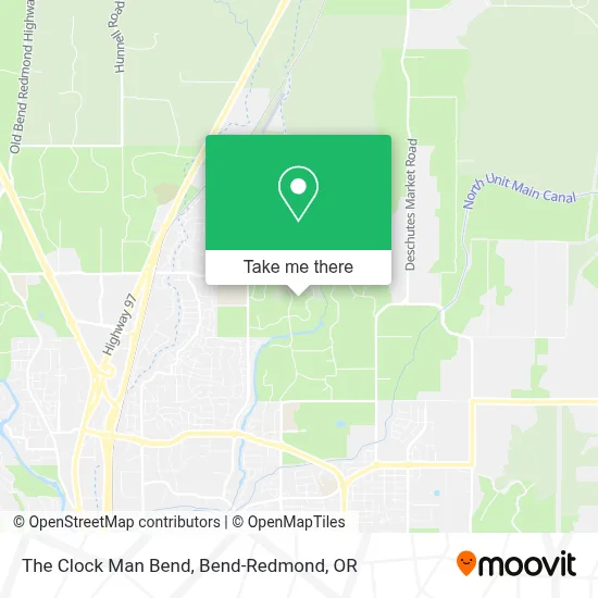 The Clock Man Bend map