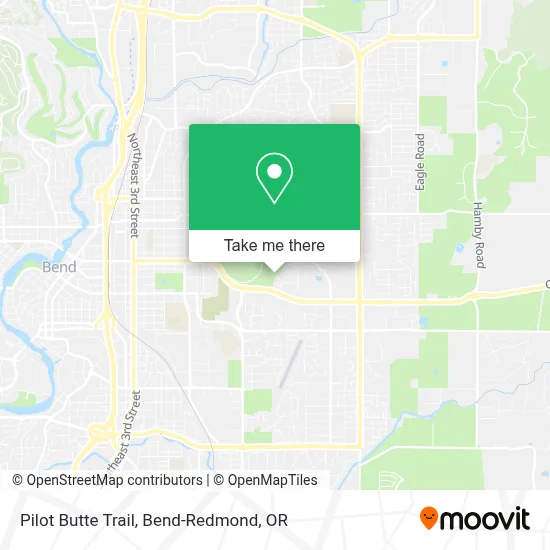 Pilot Butte Trail map