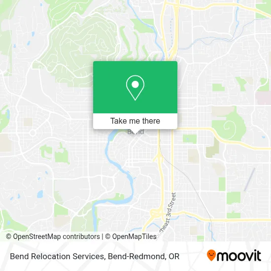 Bend Relocation Services map