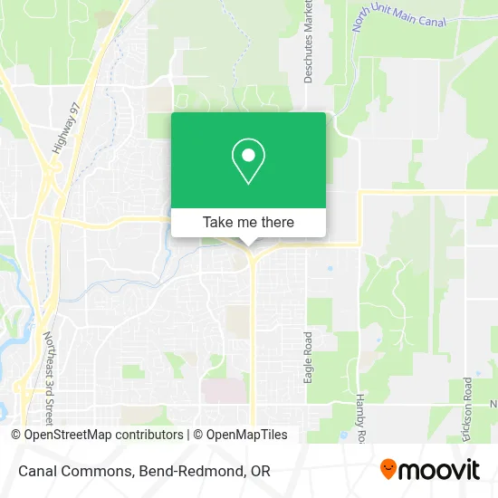 Canal Commons map