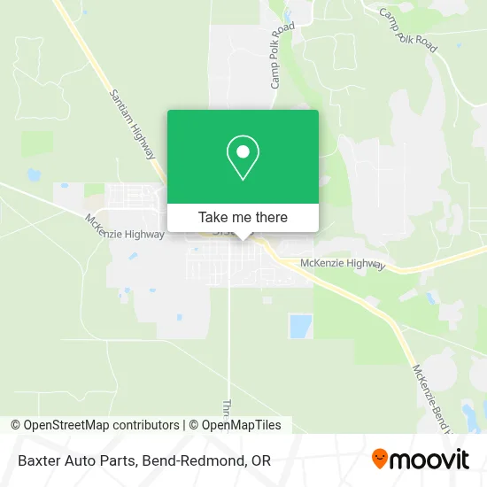 Baxter Auto Parts map