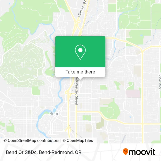 Bend Or S&Dc map