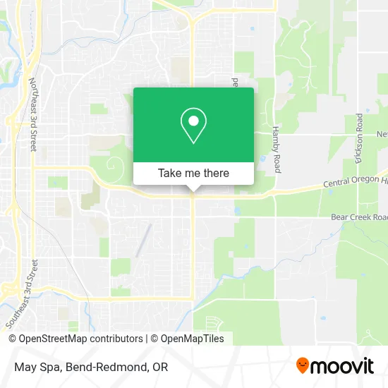 May Spa map