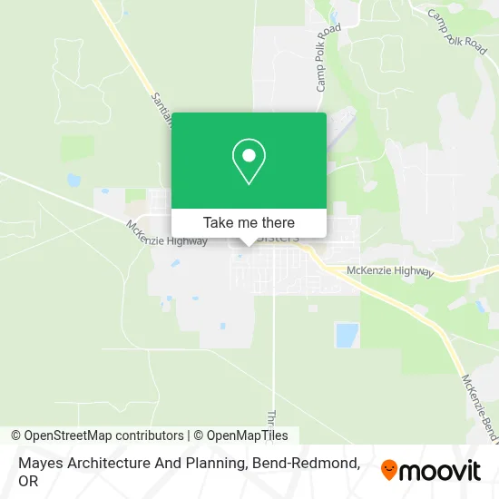 Mayes Architecture And Planning map