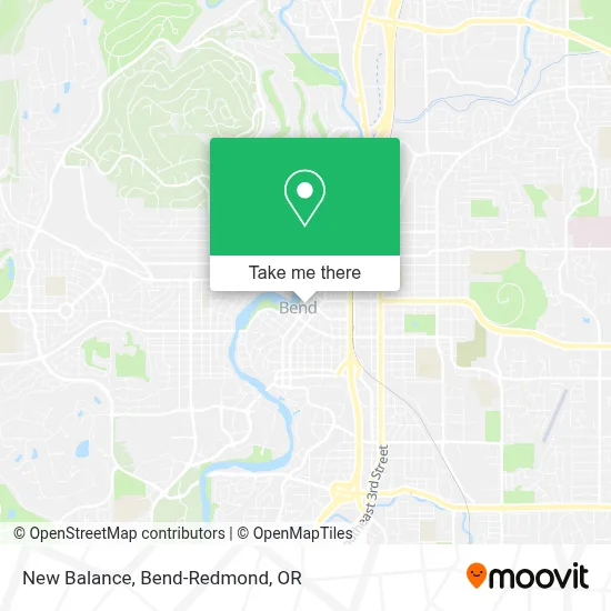 New Balance map