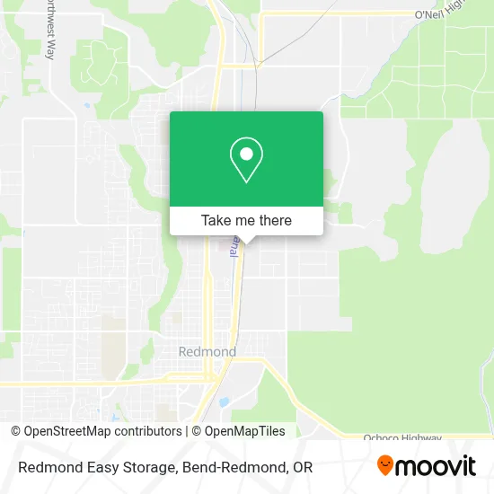 Redmond Easy Storage map