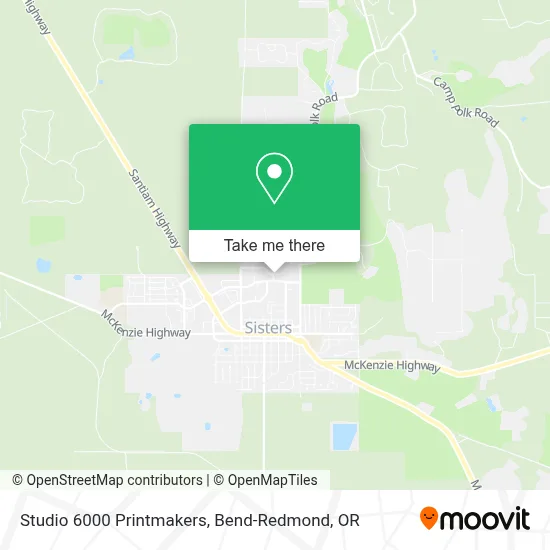 Studio 6000 Printmakers map
