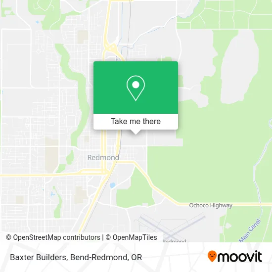 Baxter Builders map