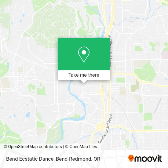 Bend Ecstatic Dance map