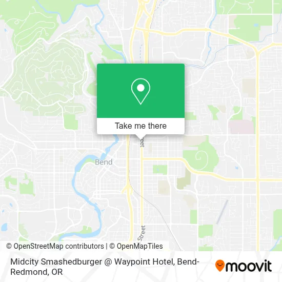 Midcity Smashedburger @ Waypoint Hotel map