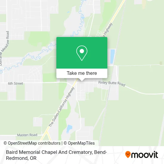 Baird Memorial Chapel And Crematory map