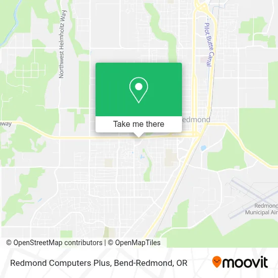 Redmond Computers Plus map
