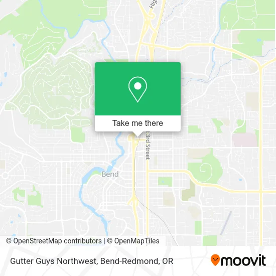 Gutter Guys Northwest map