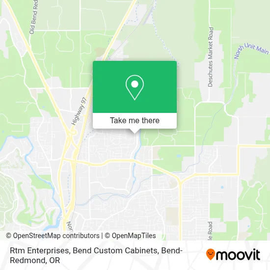 Mapa de Rtm Enterprises, Bend Custom Cabinets