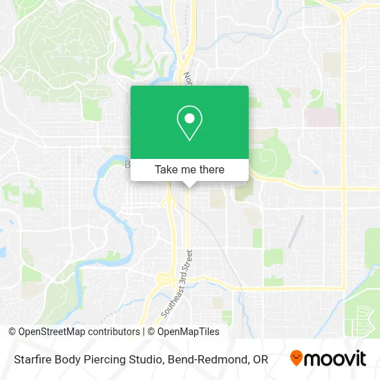 Starfire Body Piercing Studio map