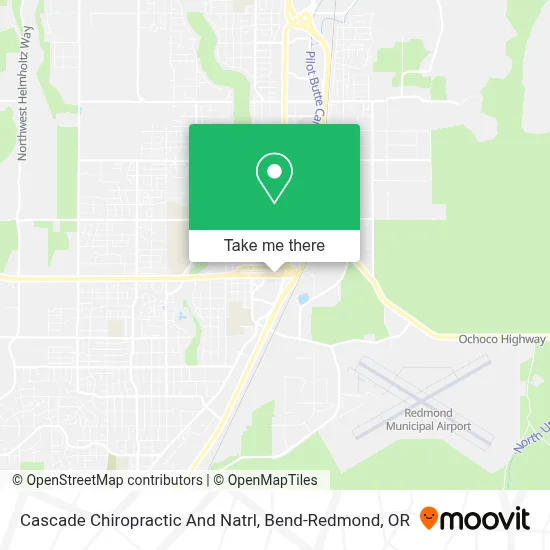 Cascade Chiropractic And Natrl map