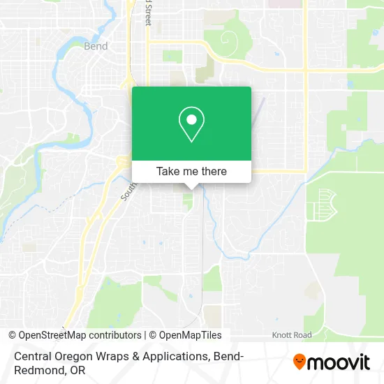 Central Oregon Wraps & Applications map