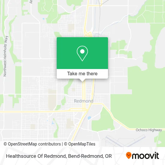 Healthsource Of Redmond map