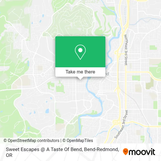 Sweet Escapes @ A Taste Of Bend map