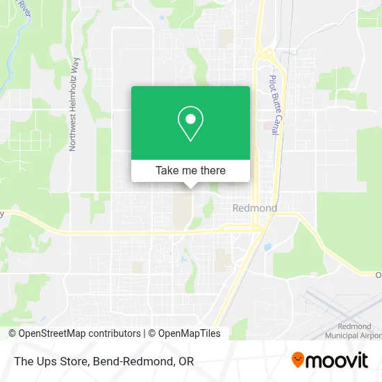 The Ups Store map