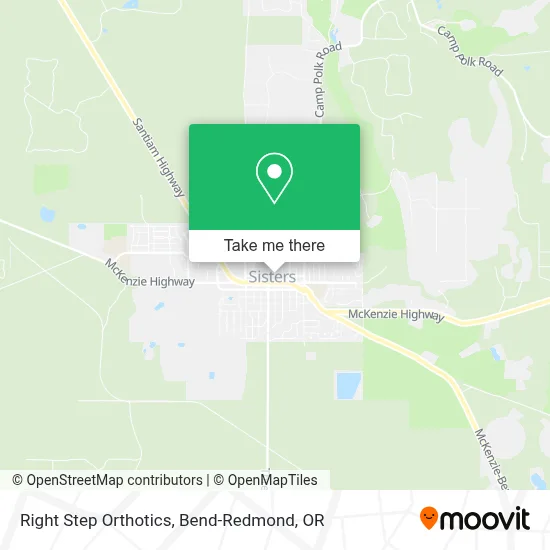 Right Step Orthotics map