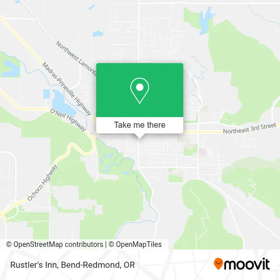 Rustler's Inn map