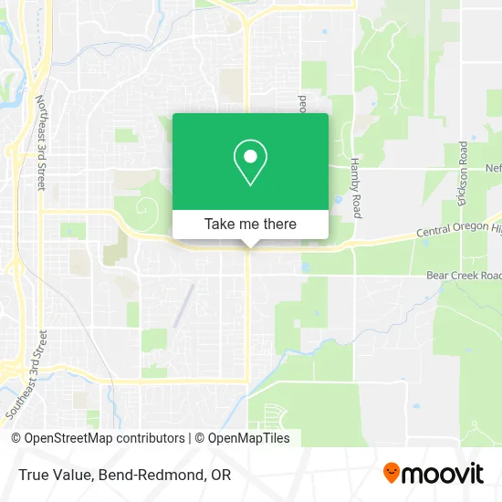 True Value map