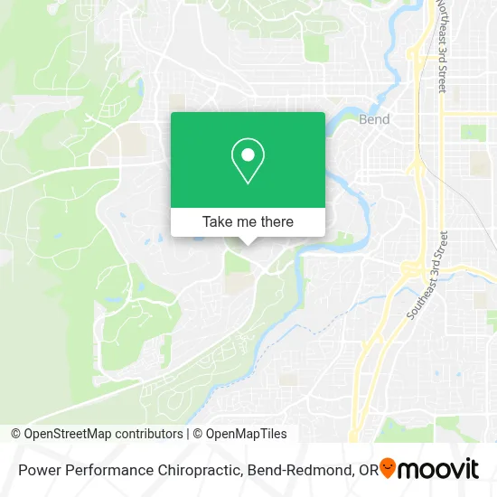 Power Performance Chiropractic map