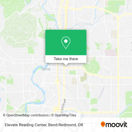 Elevate Reading Center map