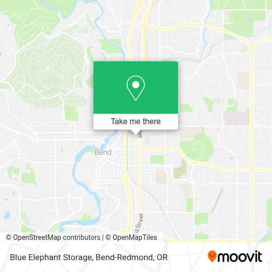 Blue Elephant Storage map