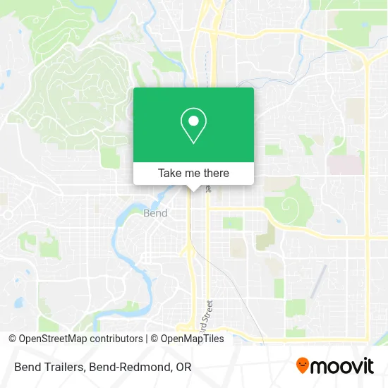 Bend Trailers map