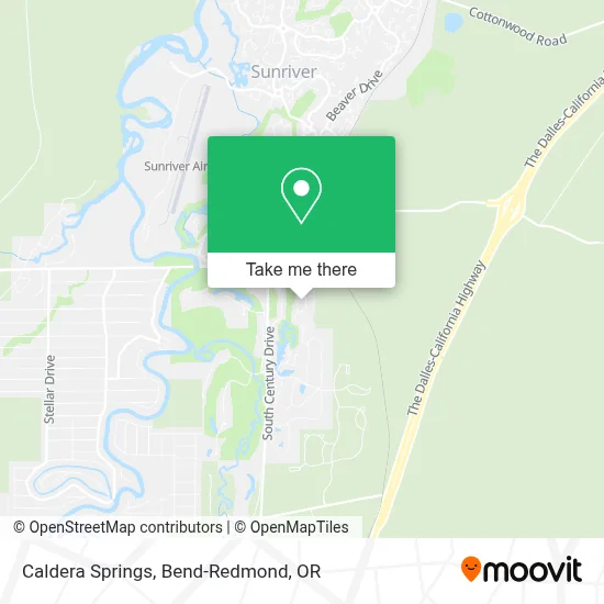 Caldera Springs map