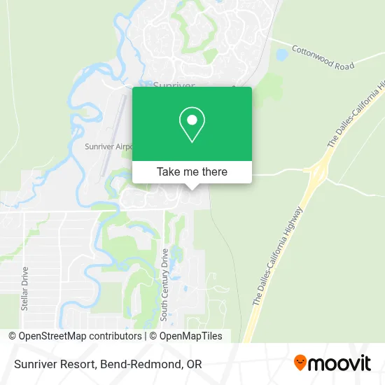 Sunriver Resort map
