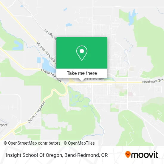 Insight School Of Oregon map