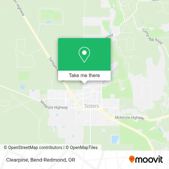 Clearpine map