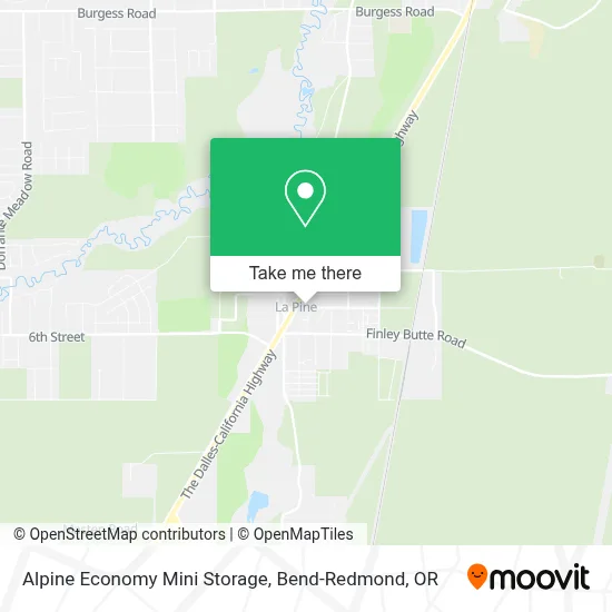 Alpine Economy Mini Storage map