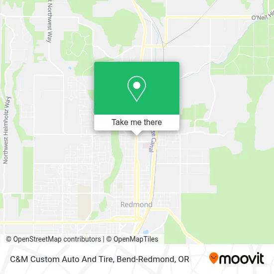 C&M Custom Auto And Tire map