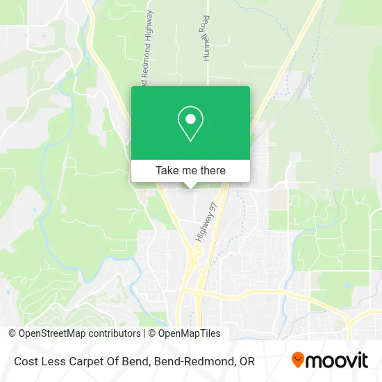 Cost Less Carpet Of Bend map