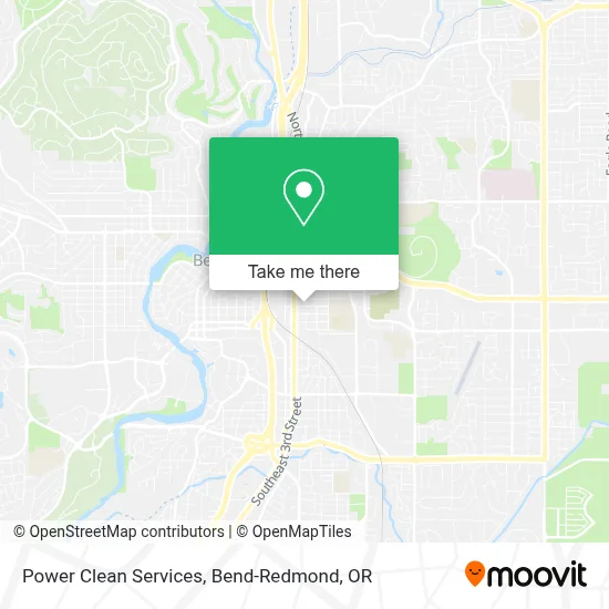 Power Clean Services map