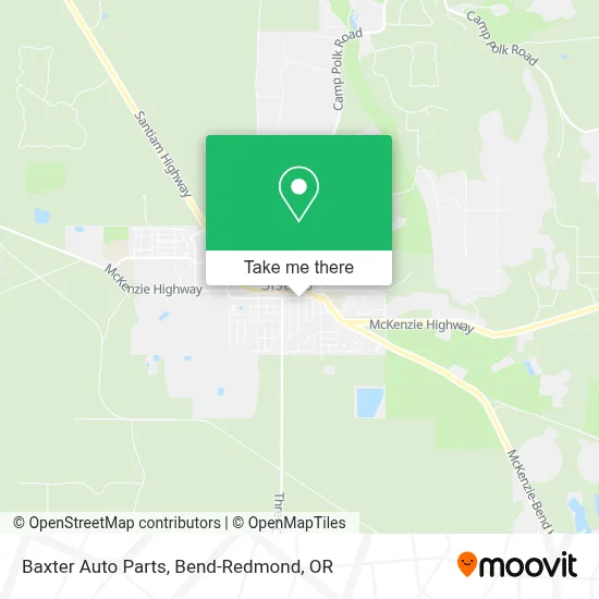 Baxter Auto Parts map
