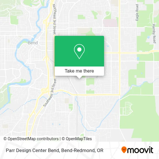 Parr Design Center Bend map