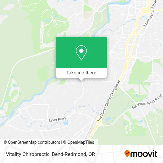 Vitality Chiropractic map