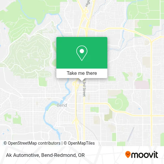 Ak Automotive map
