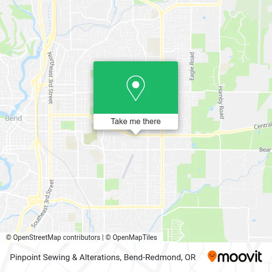 Pinpoint Sewing & Alterations map
