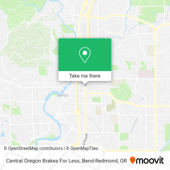 Central Oregon Brakes For Less map