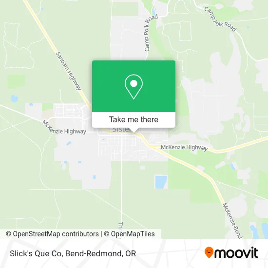 Slick's Que Co map
