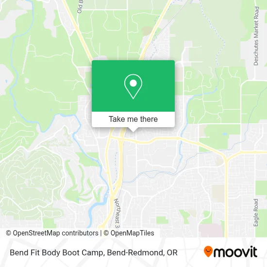 Bend Fit Body Boot Camp map